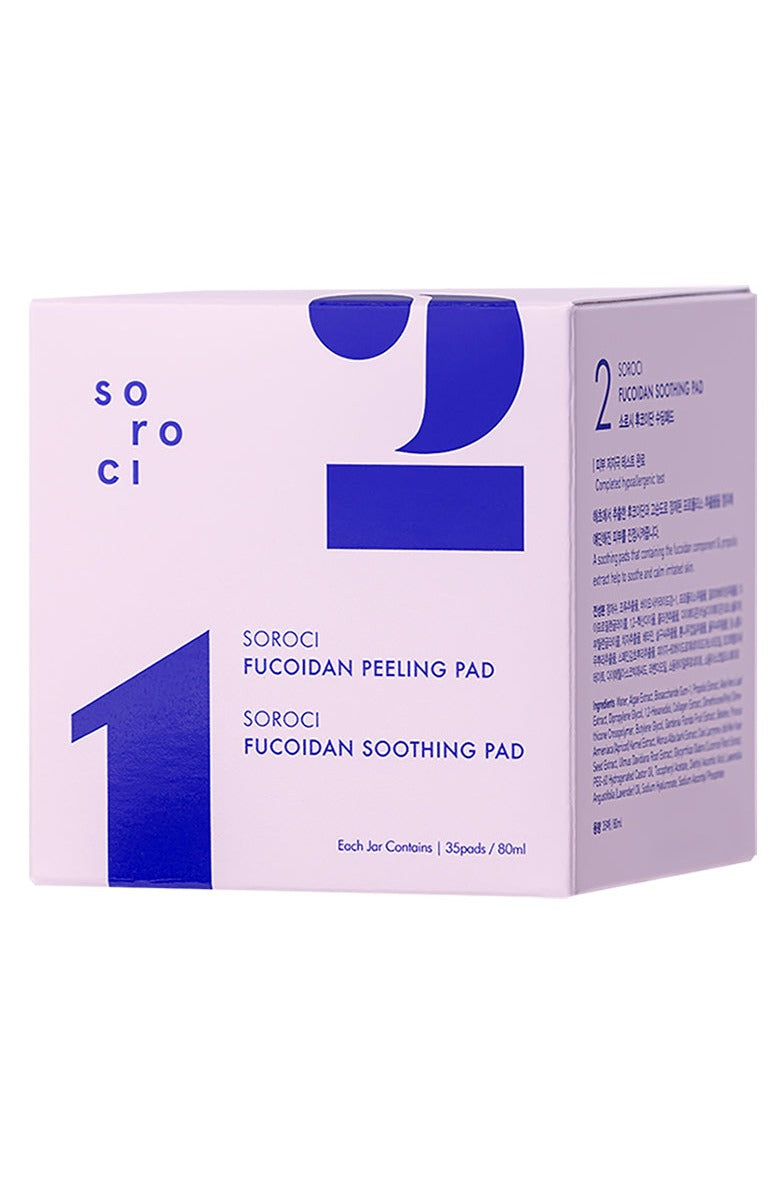 Fucoidan Peeling &amp; Soothing Pad Set